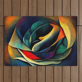 Every Rose Its Thorn Outdoor Rug