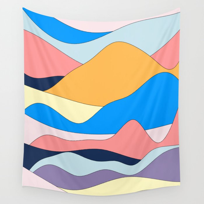 Candy Mountain Wall Tapestry