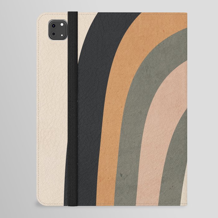 abstract minimal Rainbow iPad Folio Case