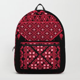 Palestinian Embroidery Tatreez Cross Stitch Art Design Arabic Backpack | Palestinianwomen, Freepalestine, Haifa, Graphicdesign, Womengaza, Freedompalestine, Womenofpalestine, Jerusalem, Palestinetatreez, Palestiniantatreez 