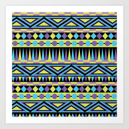 Pattern Playtime Art Print