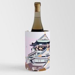 Geometric Osaka castle, Japan Wine Chiller