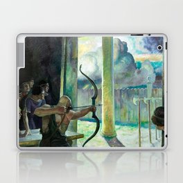Odyssey, The Trial of the Bow, 1929 by Newell Convers Wyeth Laptop Skin