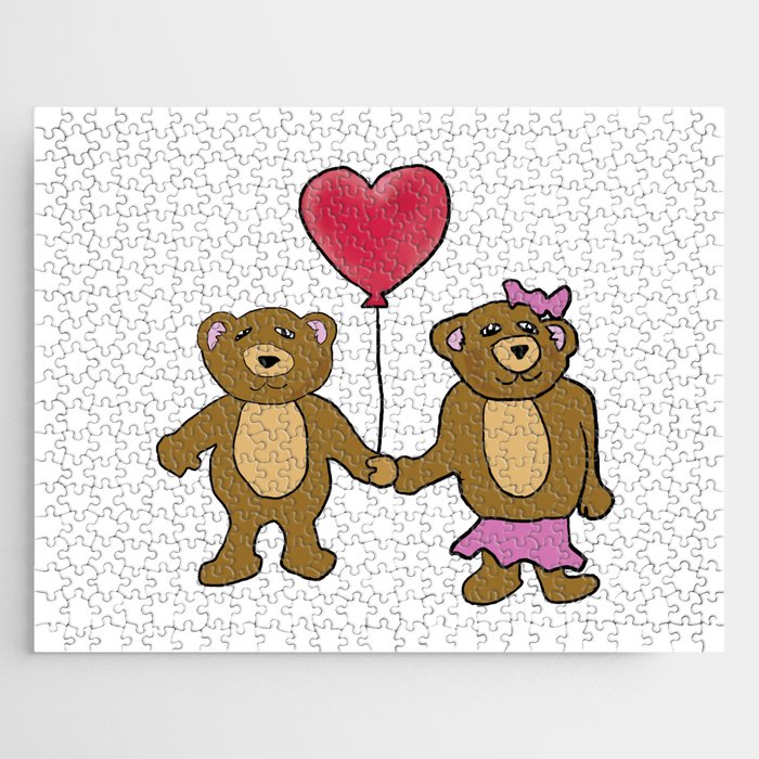 Teddy Bear Valentine Jigsaw Puzzle