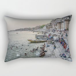 Varanasi horizontal  Rectangular Pillow
