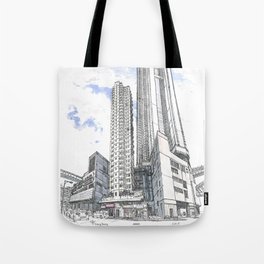 Hong Kong continuity of towers Tote Bag