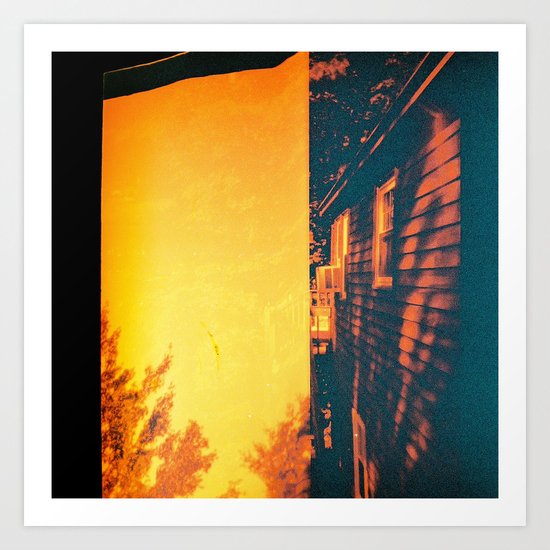 My House My Woods Art Print