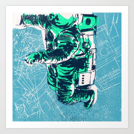 OrbitalFleets Crew Series: No.2 Art Print