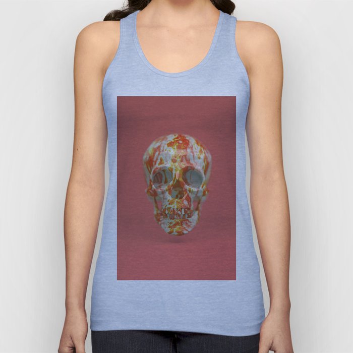 Red Candy Skull Tank Top