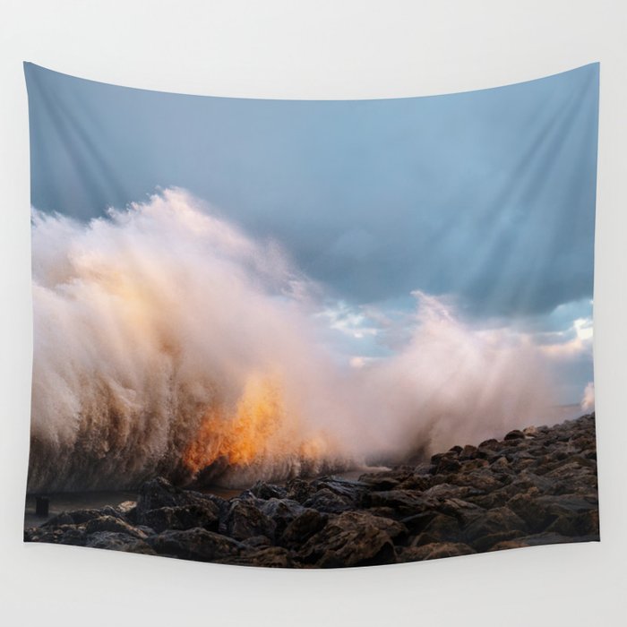 Under the Wave Wall Tapestry