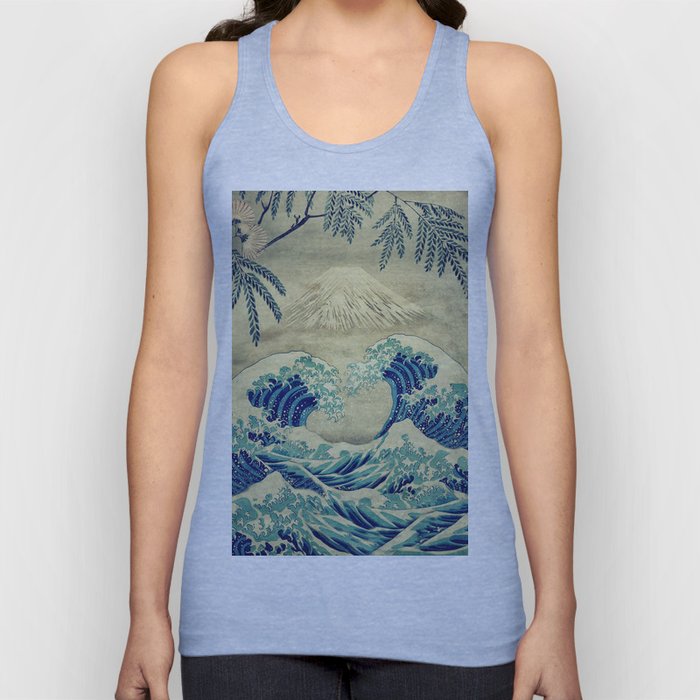 The Great Blue Embrace at Yama Tank Top