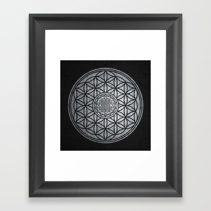Sacred Unity - Sacred Geometry Framed Art Print