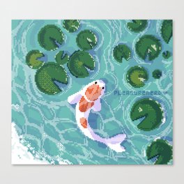 Pond Life - Koi Fish Pond Canvas Print