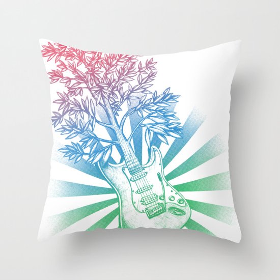 Let It Grow Throw Pillow