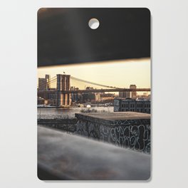 Brooklyn Bridge | New York City Views | HDR Travel Photography Cutting Board