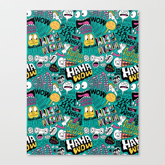 Haha wow. Canvas Print