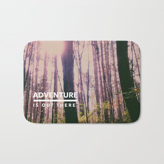 Adventure Is Out There Bath Mat