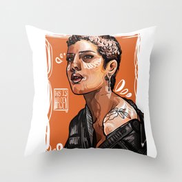 This is Halsey Throw Pillow