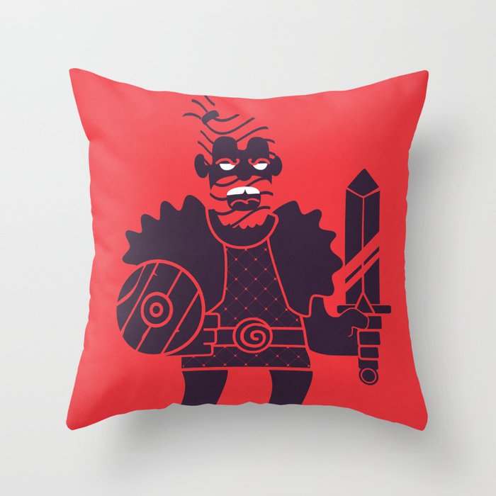Barbarian Throw Pillow
