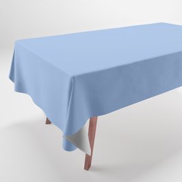 SUMMER BLUE SOLID COLOR. Plain Light Pastel Blue Tablecloth