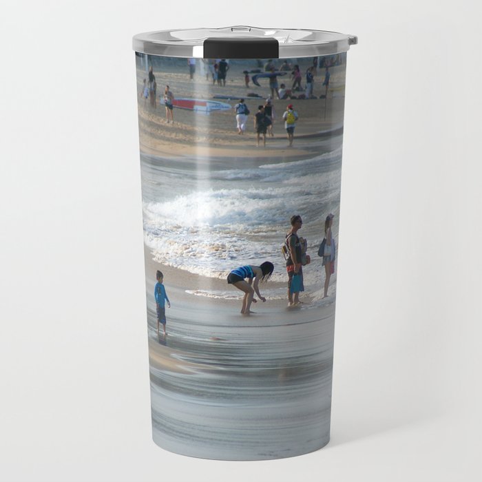 "Swim Between The Flags" Manly Beach, Sydney Travel Mug