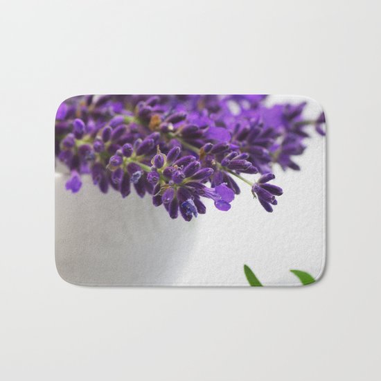 Creative lavender image for healing practice No.2 Bath Mat