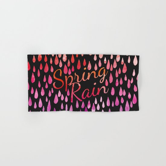 Spring Rain Hand & Bath Towel