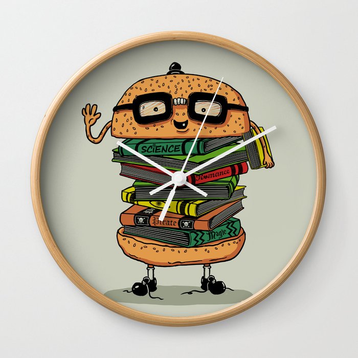 Geek Burger Wall Clock