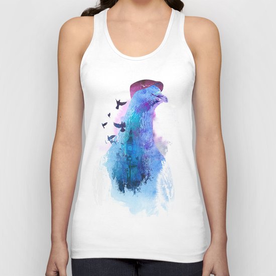 Everybody flies to London Unisex Tank Top