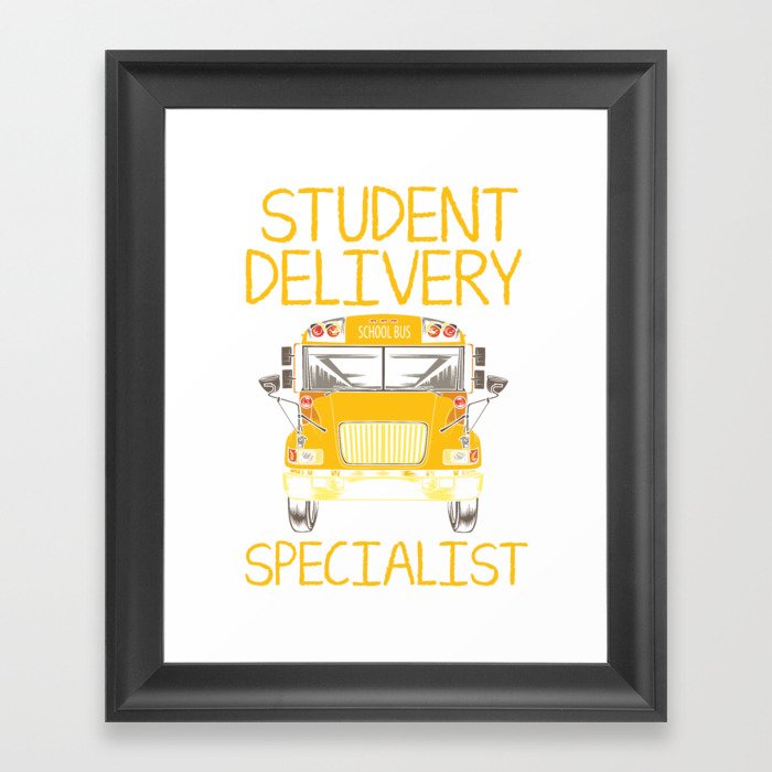 Student Delivery Specialist Framed Art Print