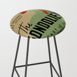 Federal Music Project The Gondoliers - Retro  Vintage Music Symphony  Bar Stool