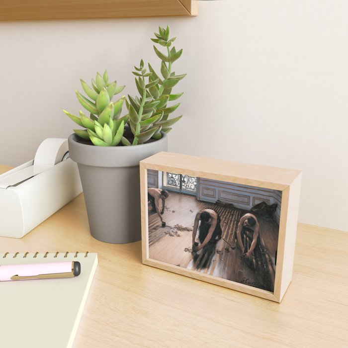 The Floor Scrapers Framed Mini Art Print By Historia Images
