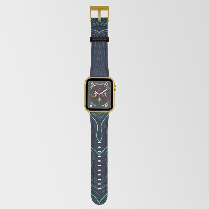topographic background Apple Watch Band