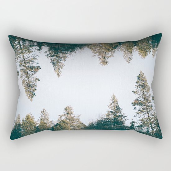 Forest Reflections IX Rectangular Pillow