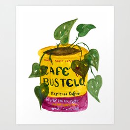 Bustelo planter Art Print
