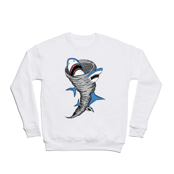 Shark Tornado Crewneck Sweatshirt
