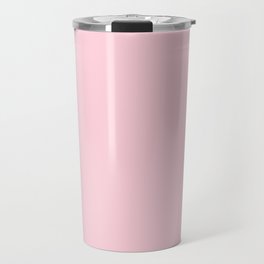 Light Soft Pastel Pink Solid Color Travel Mug