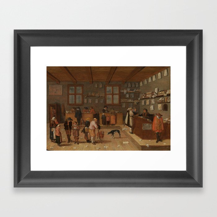 The Lawyer's Office, Pieter de Bloot, 1628 Framed Art Print