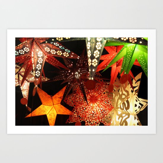 Paper Lanterns Art Print