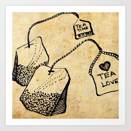 tea pod Art Print