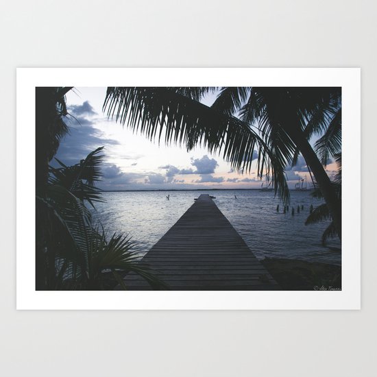 On the Dock Art Print