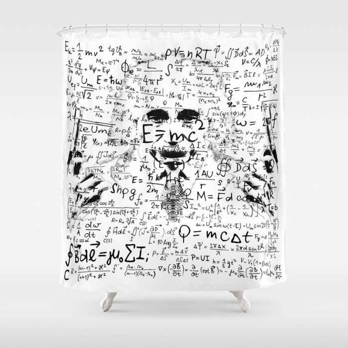 Albert Einstein Iii Shower Curtain By Payamsafaei Society6