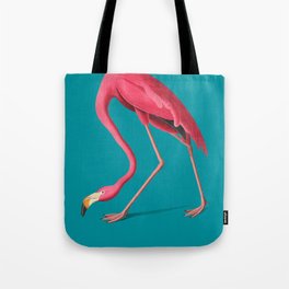 Vintage Pink Flamingo  Tote Bag