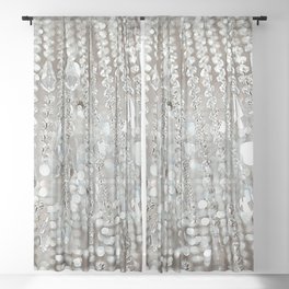 Crystals and Light Sheer Curtain