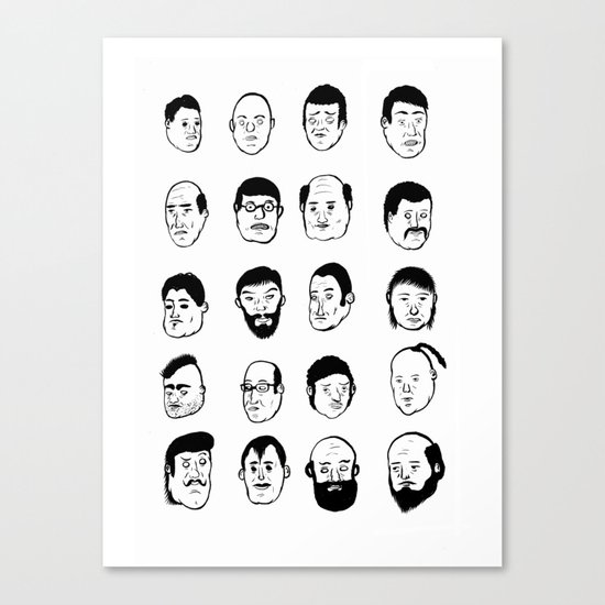 Faces Canvas Print