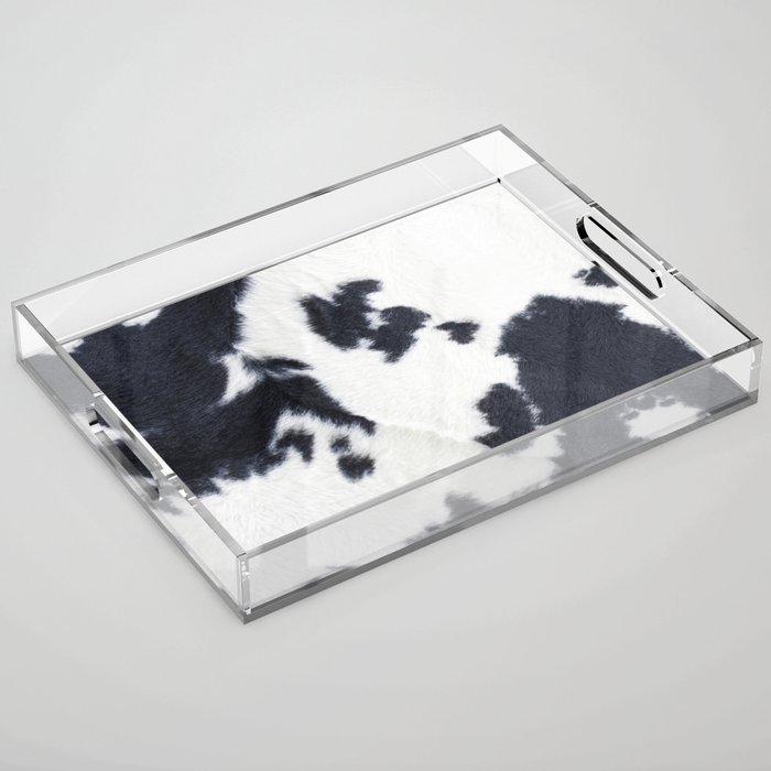 Scandi Hygge Cowhide  Acrylic Tray