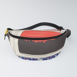 View from London Train Line Fanny Pack | Pattern, London, Cool, Uk, Vector, Underground, England, British, Landscape, Tube 