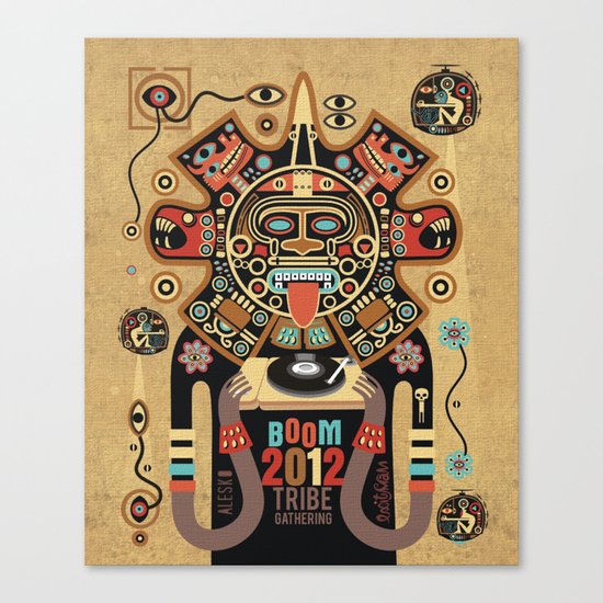 Mayas Spirit - Boom 2012 Canvas Print