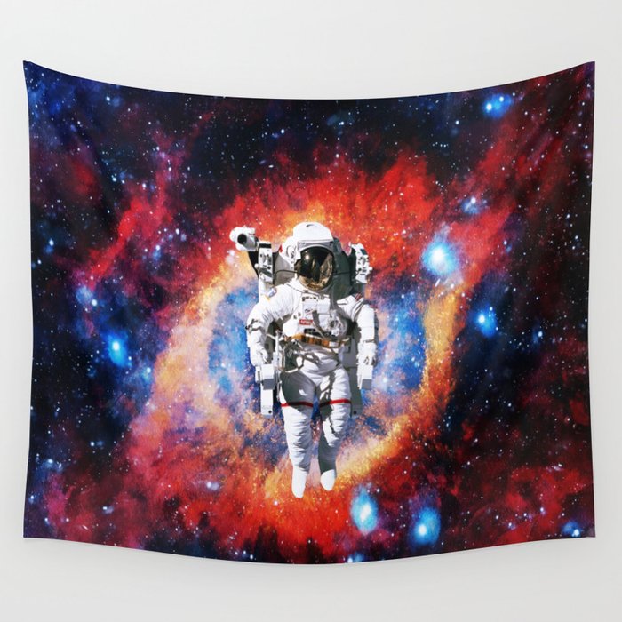 The Astronaut Wall Tapestry by EclipseLio Society6