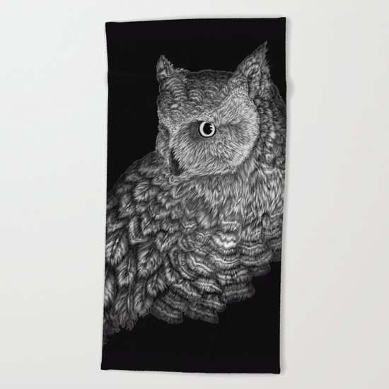 A Friend for Forsythe in Black Beach Towel